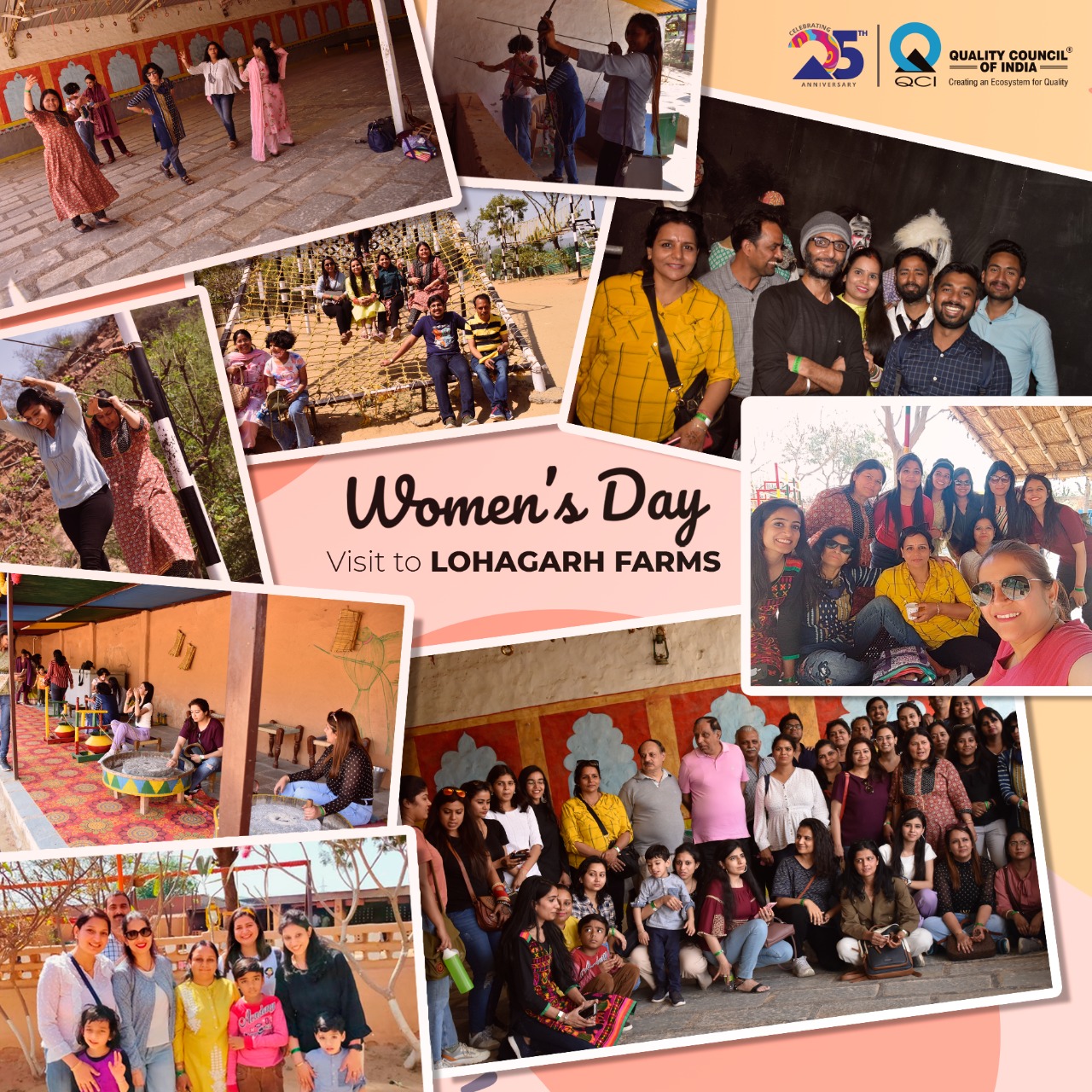 QCI #qualitymatters on Twitter: "What a better way to celebrate  #InternationalWomensDay if not with a team bonding trip to #LohagarhFarms!  All the seniors &amp; subordinates had a blast together with fun activities