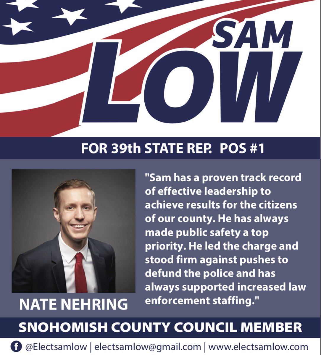 Sam Low (for 39th LD pos.1) tweet media