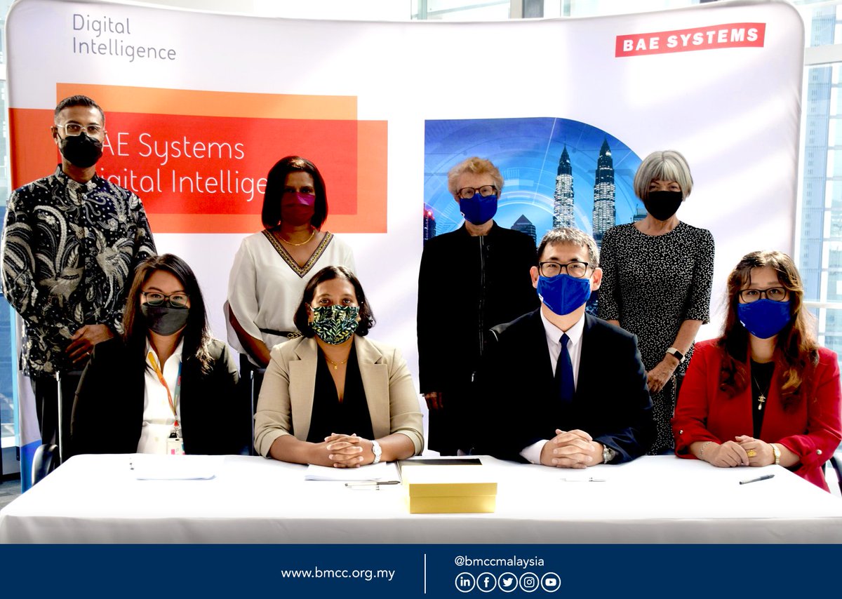 BMCCmy's tweet photo. #BMCC #BMCCMember #UKinMalaysia
The #BMCC would like to congratulate our #Sterling Members, @BAES_Digital and the @UoNMalaysia sealed a partnership to examine how unsupervised machine learning can be used in the discovery of previously undefined risk for financial crime. https://t.co/QuBBF3I8sT