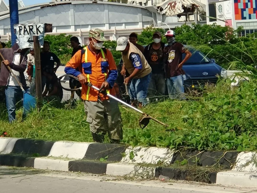 Kec_Mariso's tweet photo. Pemangkasan tanaman liar di Jalan Metro Tanjung Bunga oleh Satgas Kebersihan https://t.co/EeMc7GO9W8 https://t.co/kTAJMrDHpc
