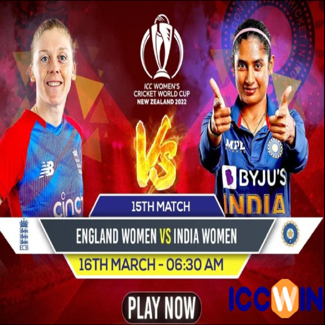 MostPlayApp's tweet photo. 🏆ICC WOMEN'S WORLD CUP 2022🏆
Here's the 15th Match Schedule
ENGLAND 🆚 INDIA
Date: 16 March 2022, Friday 
Watch Free live streaming  Now 🔥
#ENGvsIND  #IPL2022 #T20WorldCup #ICCWIN #ICC #iccwin https://t.co/3l1Jn3qqLQ
