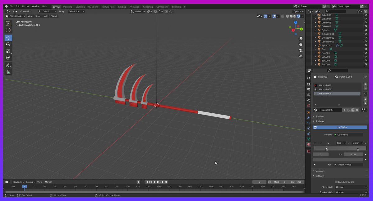 ShinobiOsiris's tweet photo. Currently modelled weapons https://t.co/Mkyhr2AgPU