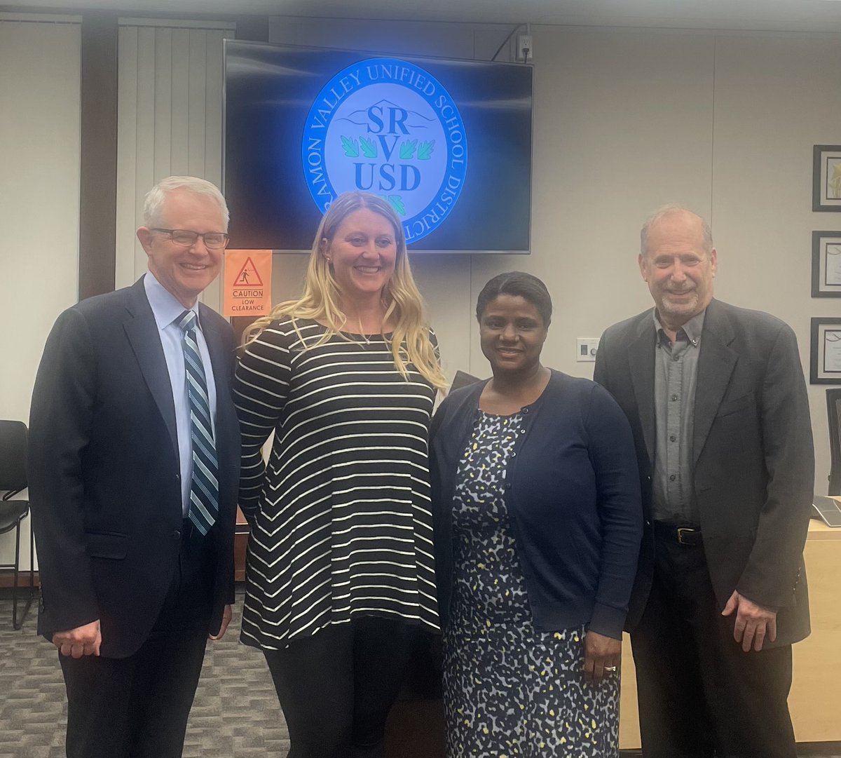 Congratulations to SRVUSD Secondary Teacher of the year, Chavonta Edington!