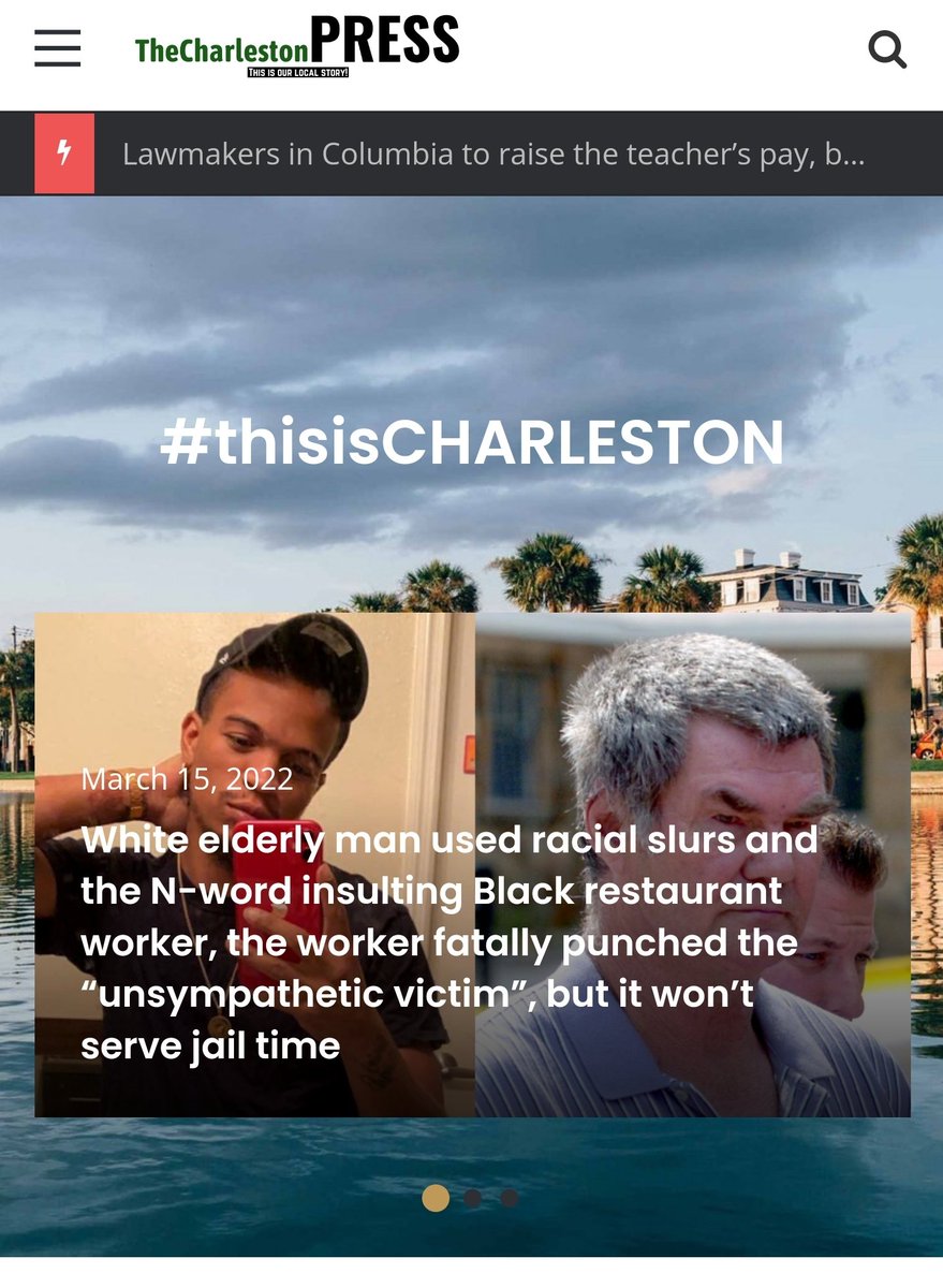 NxtGenInclusion's tweet photo. This is the front page of @CharlestonPress. This is also a case study in how harm is caused when #Diverse perspectives aren't present. https://t.co/NSL3ILdpZH