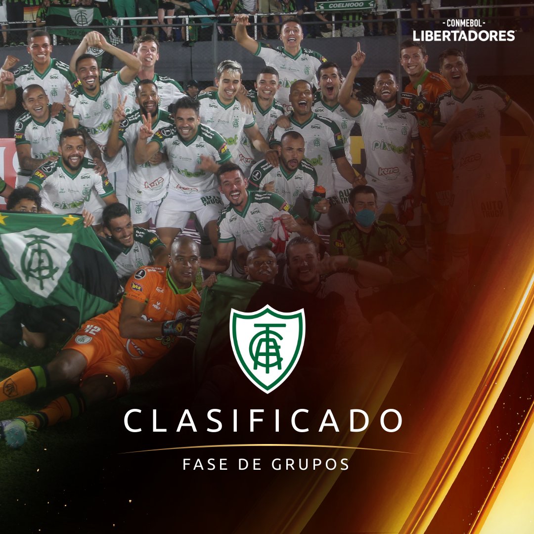 Libertadores's tweet photo. ⚪️��¡CLASIFICADO! @AmericaMG eliminó a @BarcelonaSC en la Fase 3 y jugará la Fase de Grupos en su primera participación en la CONMEBOL #Libertadores 🇧🇷🏆

#GloriaEterna https://t.co/vh15b2Zgbl