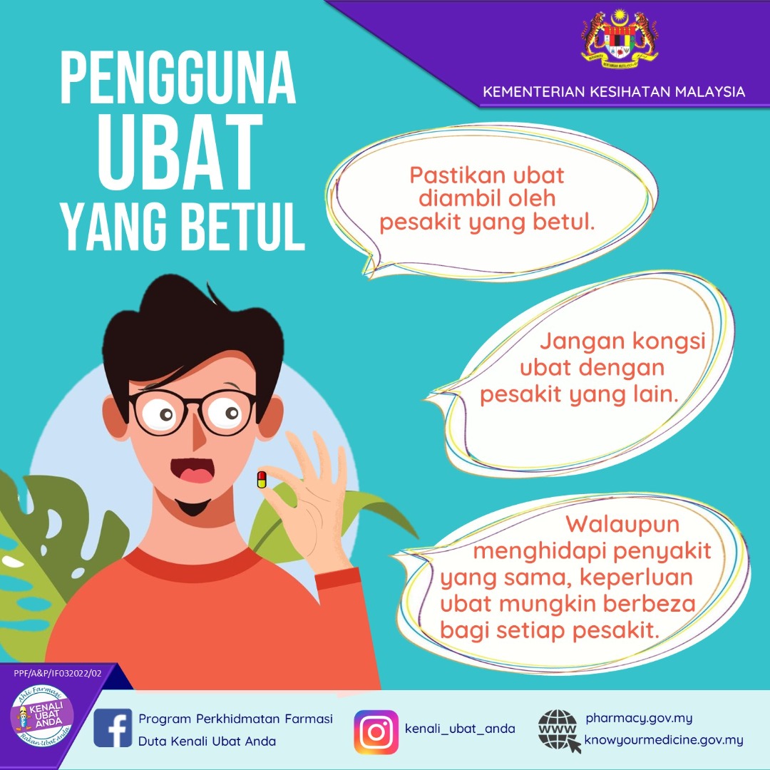 MyHEALTHKKM's tweet photo. Baca nama pesakit pada label ubat untuk pastikan ubat tersebut diambil oleh pengguna ubat yang betul.

Yang paling penting, jangan kongsi ubat ya! 😄

Sumber : FB @kenaliubatanda https://t.co/c0vd30dRCt