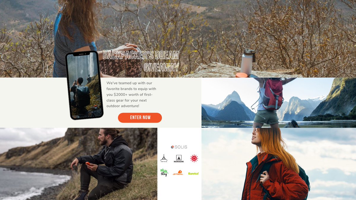 MySolisWifi's tweet photo. Spring is approaching and so is the opportunity for outdoor activities! Maximize your next hiking trip with these backpacking essentials. Enter for a chance to win: https://t.co/BKugup3gZF https://t.co/Gvzr4tkcjE