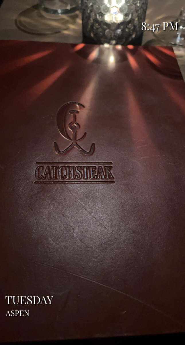 MannyJR99's tweet photo. #aspen #catchsteak https://t.co/ccm8ge7DfY