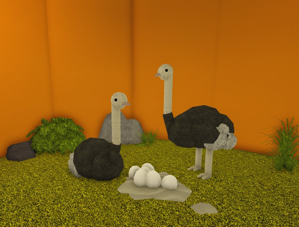 Ostriches that I made few months ago :)