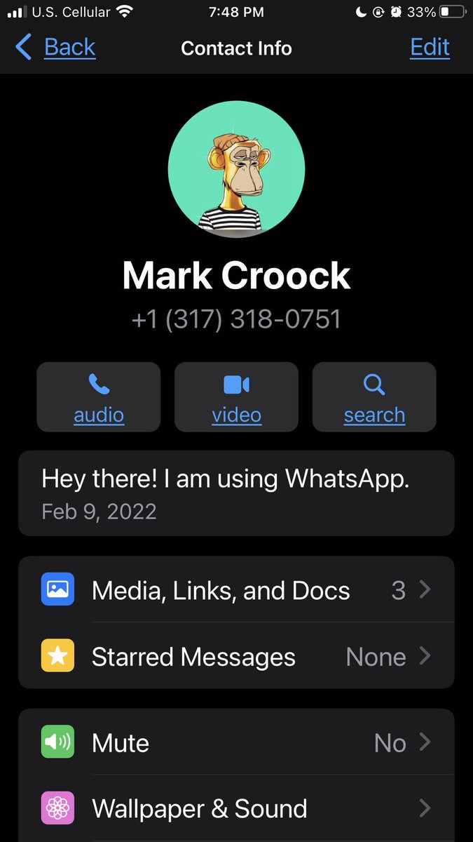 thisizmichaeld's tweet photo. @thehonestcroock Is this you? You’re from the UK and you have a number from Indiana? 🤔 https://t.co/ubgXlmr72t