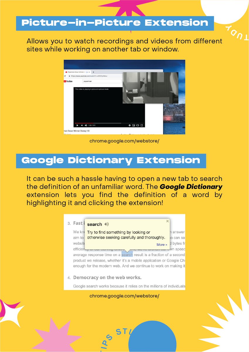 PSHS_SCS's tweet photo. Sometimes, our browsers could get messy, and it affects the flow of our work. 😵💫
Good thing there are wonderful people who develop helpful apps for us to use in increasing our productivity.
Check out our super helpful Must-Know Browser EaseTips below! 🤓
#EaseTips #EaseStudy https://t.co/R8RR0JsSs5