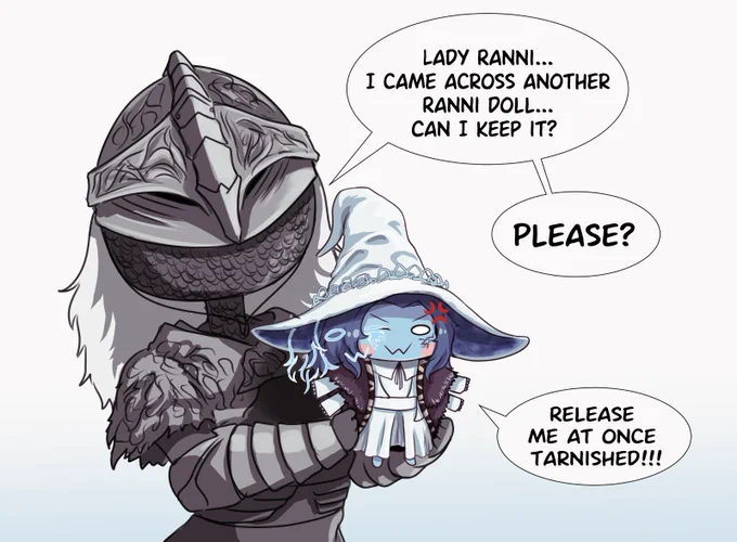 The Tarnished sure likes Ranni dolls
#ELDENRING #GirlsFrontline 