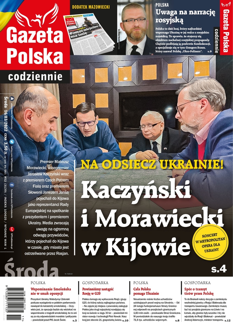 jacekbea's tweet photo. Dla 😍prenumeratorów e-wydania 🗞️@GPCodziennie nowe środowe wydanie #GPC z dodatkami regionalnymi https://t.co/YphsIjmPMU
#CodziennaExtra 🇵🇱🤝🇺🇦#SolidarnizUkrainą
👉https://t.co/bT31BUIdN0👈
https://t.co/pItnUAECD5 https://t.co/yM33QcJOio