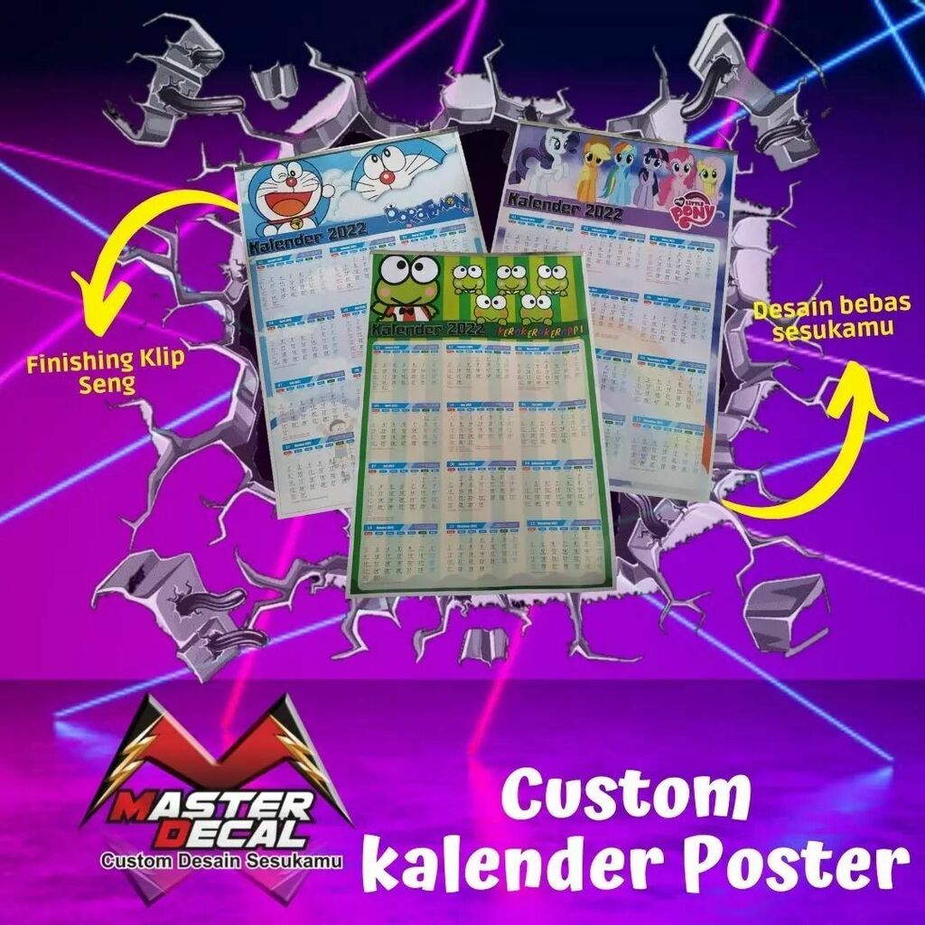masterdecal_id's tweet photo. Kalender Dinding bebas desain sesukamu- by @masterdecalofficial

Selain Stiker Kita Juga Menjual Beberapa Produk Antar Lain
- Stiker Label
- Cutting Stiker
- Stiker Velg
- Kaos
- Gantungan Kunci
- Kalender
- ID Card
- Kartu Nama
- Undangan
- Masker Scuba… https://t.co/SPDvgqQVu9 https://t.co/bPeAuro7sr