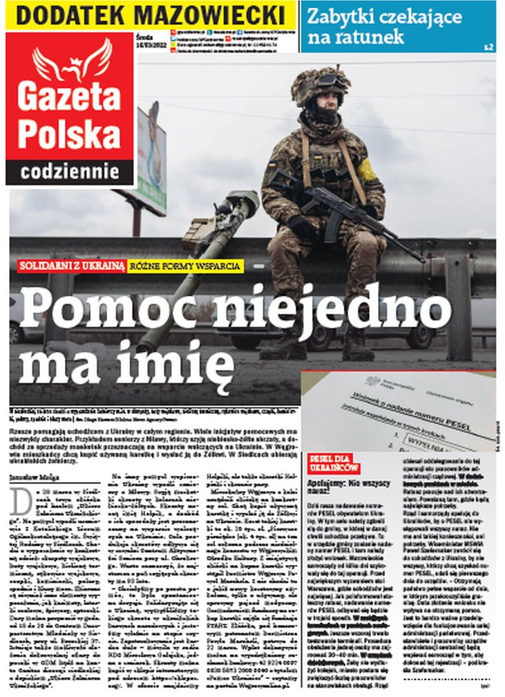 jacekbea's tweet photo. Dla 😍prenumeratorów e-wydania 🗞️@GPCodziennie nowe środowe wydanie #GPC z dodatkami regionalnymi https://t.co/YphsIjmPMU
#CodziennaExtra 🇵🇱🤝🇺🇦#SolidarnizUkrainą
👉https://t.co/bT31BUIdN0👈
https://t.co/pItnUAECD5 https://t.co/yM33QcJOio