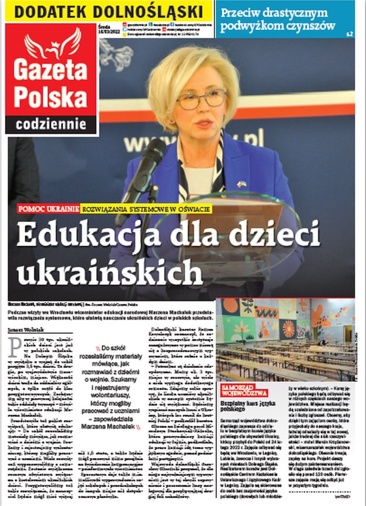 jacekbea's tweet photo. Dla 😍prenumeratorów e-wydania 🗞️@GPCodziennie nowe środowe wydanie #GPC z dodatkami regionalnymi https://t.co/YphsIjmPMU
#CodziennaExtra 🇵🇱🤝🇺🇦#SolidarnizUkrainą
👉https://t.co/bT31BUIdN0👈
https://t.co/pItnUAECD5 https://t.co/yM33QcJOio