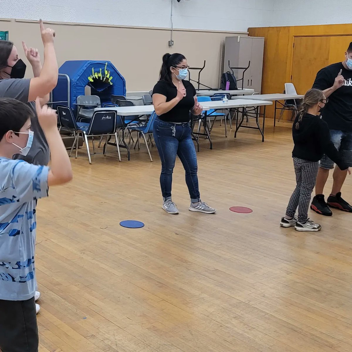 CSULB_APE's tweet photo. Another fun day at ASAPP today! Ms. Cecelia led us into a warm up, dance lesson, and cooldown with a creative Encanto theme!
#CSULB_APE #AdaptedPhysicalEducation #encanto https://t.co/P7ID8qBQEU