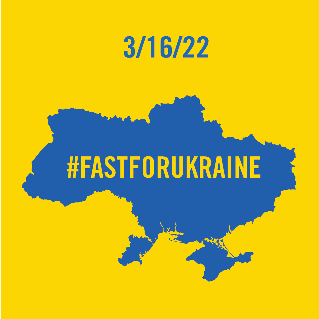 chschwartz's tweet photo. Tomorrow during Ta'anit Esther I'll be keeping the people of Ukraine in mind and donating $$$ I would have spent on food to support Ukrainians fleeing violence. Fast. Pray. Give. Learn. Do what you can. #FastForUkraine https://t.co/UShsViDjES