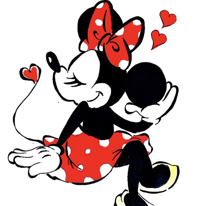 ミニーちゃんのtwitterイラスト検索結果