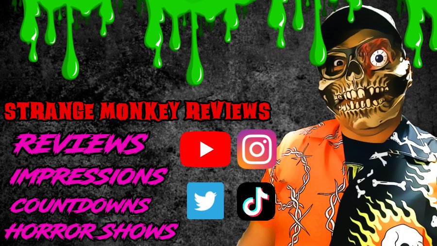 strangemonkey90's tweet image. Are you looking to fulfill your craving for horror? Well then look no further than Strange Monkey Reviews! Follow me on all of these platforms for awesome horror content. youtube.com/user/strangemo… #horrormovies #strangemonkey #scarymovies #HorrorCommunity #MovieReviews