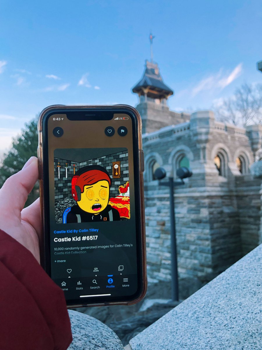 MoosiePants's tweet photo. Found my kid in Belvedere Castle @CastleKidNFT #setaccessgiveaway #NYC #castlekid #colintilley @ColinTilley https://t.co/VeeKD3OiNR