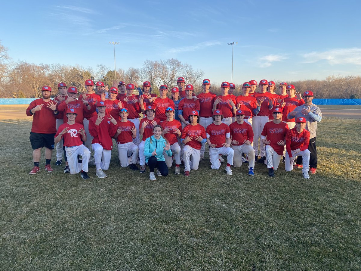 BaseballRalston's tweet photo. It was a rough day.  There were heavy hearts on this field today.  The hope is getting together on this field and leaning on each other will allow us to start to heal from the loss of our brother.  We were very lucky to have Tatum Farrell join us at our practice today! #TF6 https://t.co/0VRuajMEv3