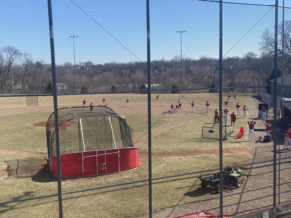 BaseballRalston's tweet photo. It was a rough day.  There were heavy hearts on this field today.  The hope is getting together on this field and leaning on each other will allow us to start to heal from the loss of our brother.  We were very lucky to have Tatum Farrell join us at our practice today! #TF6 https://t.co/0VRuajMEv3