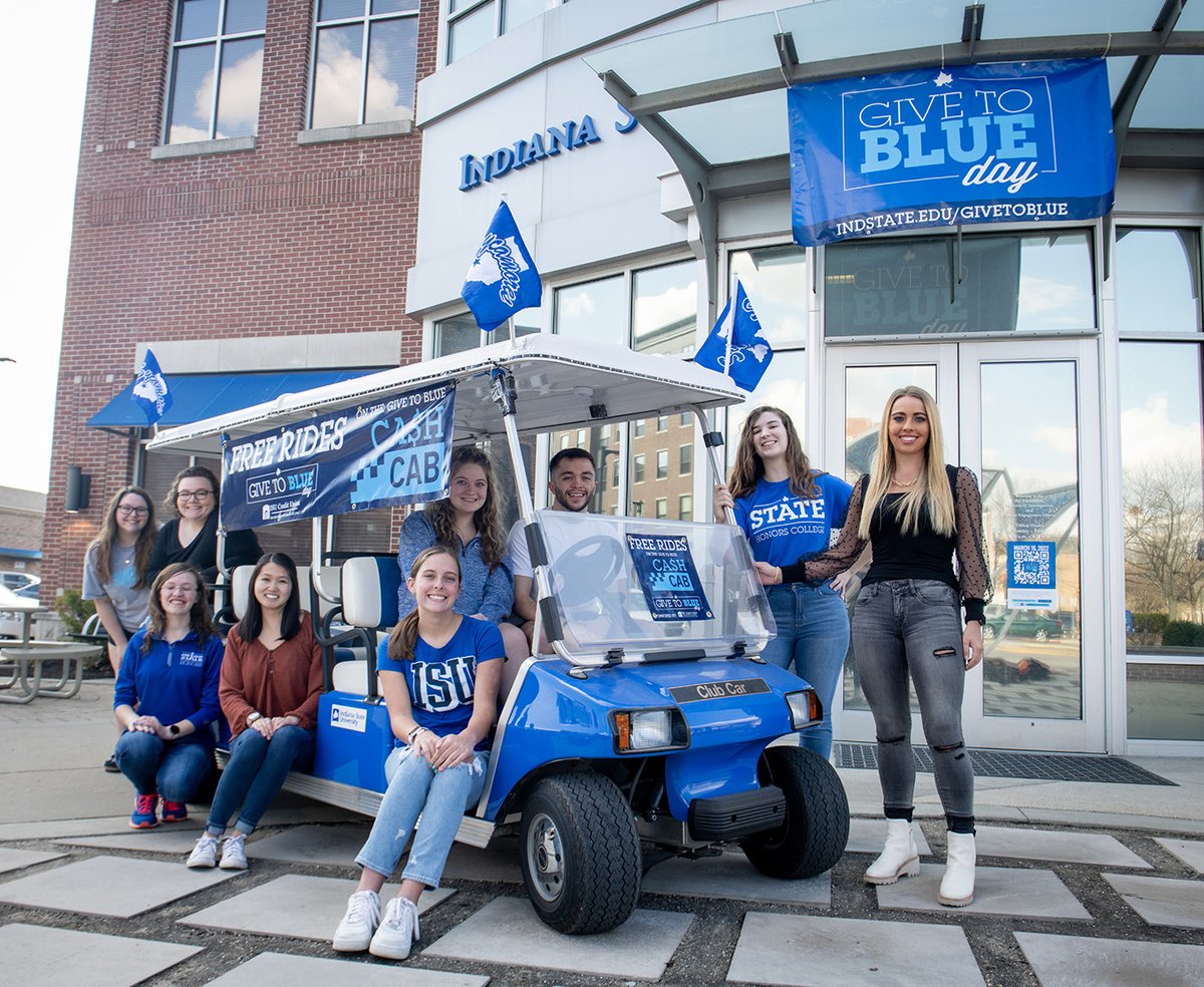 Sycamores, be sure to ride the Ca$h Cab to class Wednesday morning! 🚕 Rides free, donations accepted for #GiveToBlueDay! Brought to you by <a href="/isu_studentphil/">ISU Student Philanthropy</a>. #GiveToBlue22