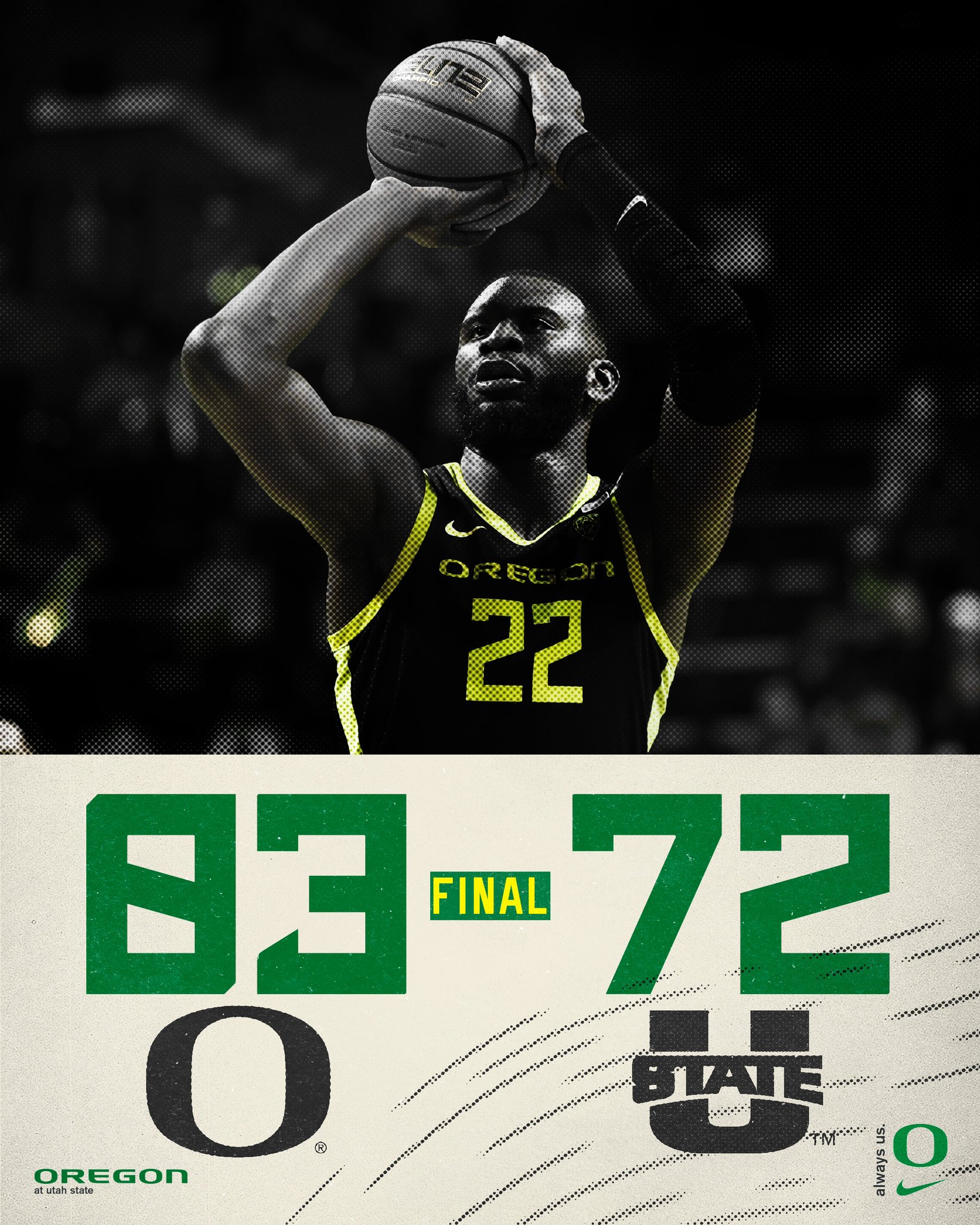 Oregon Men's Basketball (OregonMBB) / Twitter