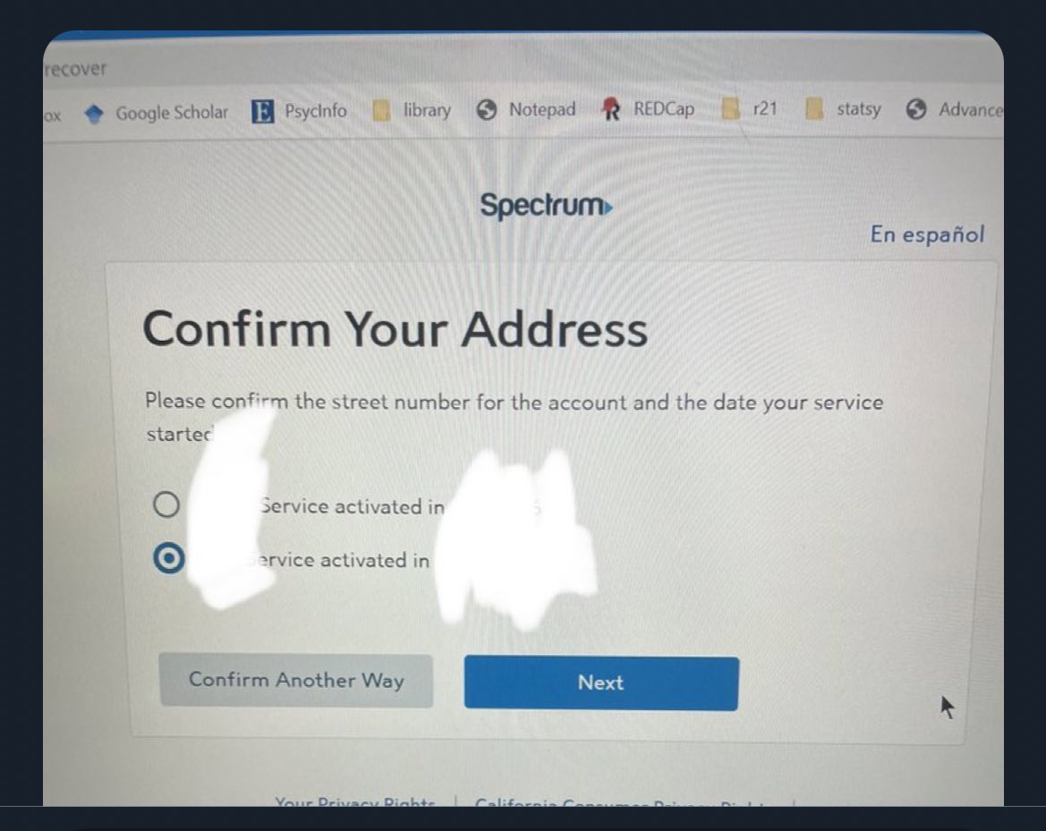 kuhns_jack's tweet photo. a love story: a ghost/computer virus has been haunting me for years, making it difficult to log on to my spectrum internet account (spooky) to remind me that I moved once and the specter misses me. the twist? it's spectrum and they want to let me know that they love me and see me https://t.co/v3k9OrGTDt