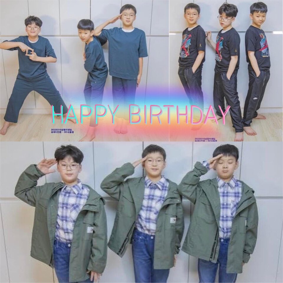LienNilatda's tweet photo. 🎉🎊🎁Happy Birthday to my beautiful triplets 👦🏻👦🏻👦🏻❤️
How you are growing so fast
And I’m getting old so much 😂
.
.
.
Cr. To Its owners
#대한민국만세 #삼둥이 #보고싶다
#missingyou #songtriplets #songdaehan #songminkook #songmanse #songilkook #songfamily https://t.co/8FYc50mDVr