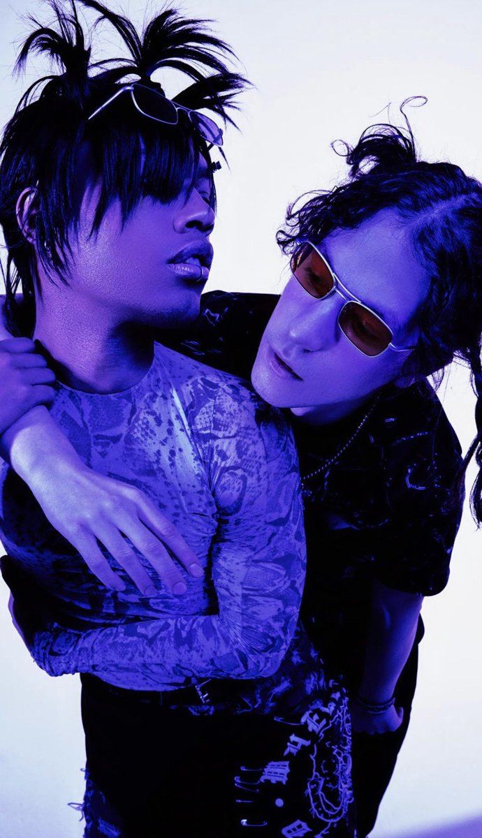 northstardoll's tweet photo. bladee and ecco2k for byredo https://t.co/B61oZq8EQQ