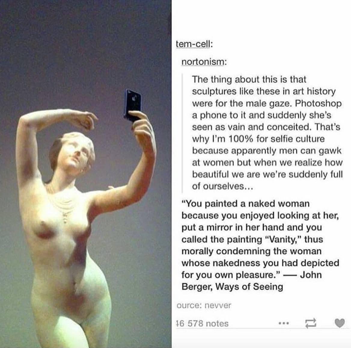 I was looking for this post earlier, because I caught myself feeling like I had to apologize for posting photos I thought I looked good in. Being happy with and proud of your appearance is not vanity or conceit, unless you believe that it makes you superior to others. 💖