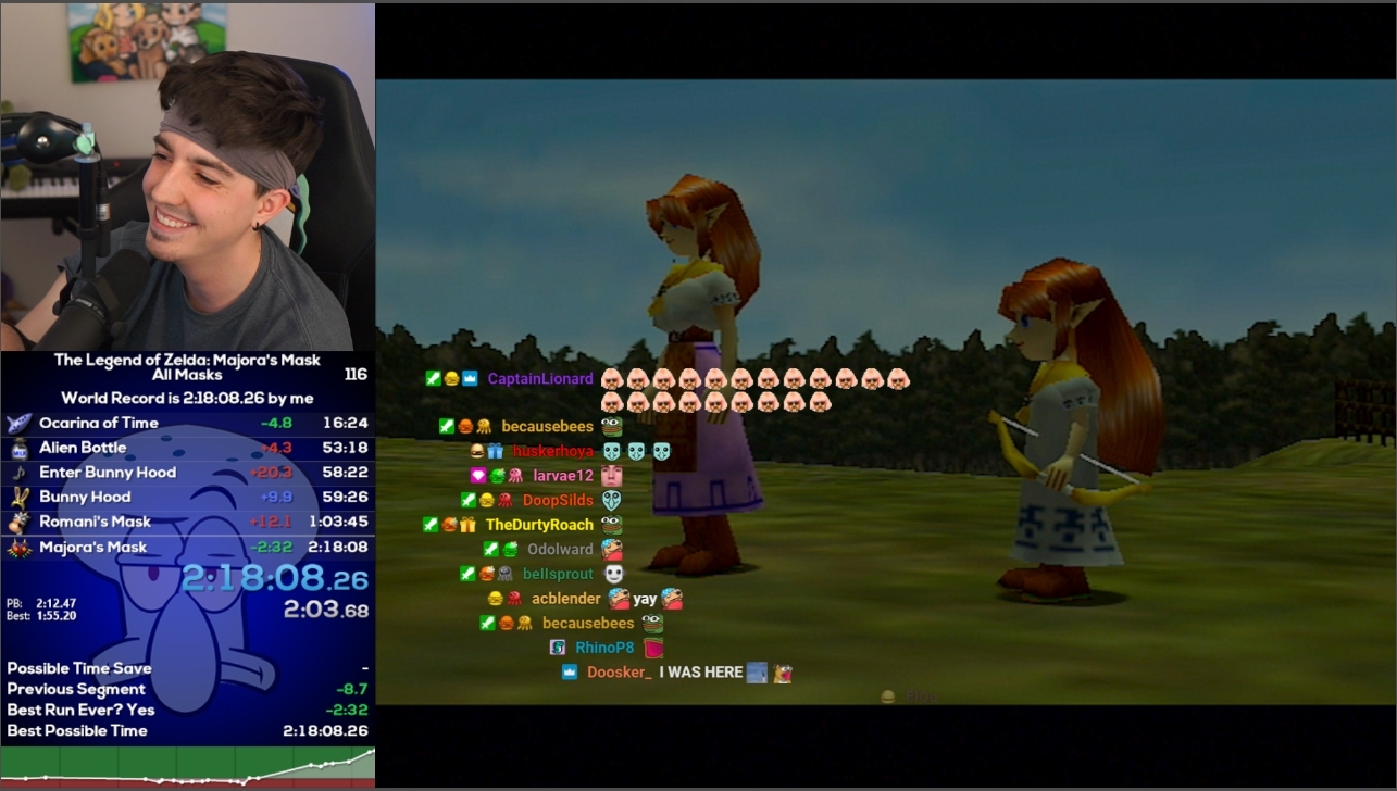 on Twitter: "majoras mask all masks world 3 world records on the main leaderboard and still no bitches!!!!! next is oot 100% :) https://t.co/Z2xAJL7Y8r" Twitter