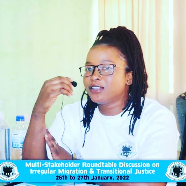 Stakeholder Roundtable Discussion on Irregular Migration &amp; Transitional Justice was a 2 days event organized by the National Youth Council in collaboration with Youths Against Irregular Migration. Honorable Omar,The youngest Parliamentarian was invited as one of the panelists.