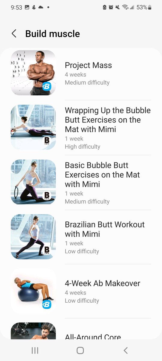 Efernia's tweet photo. The difference between male/female program names is hilarious @Bodybuildingcom https://t.co/6JtUJfDgqR