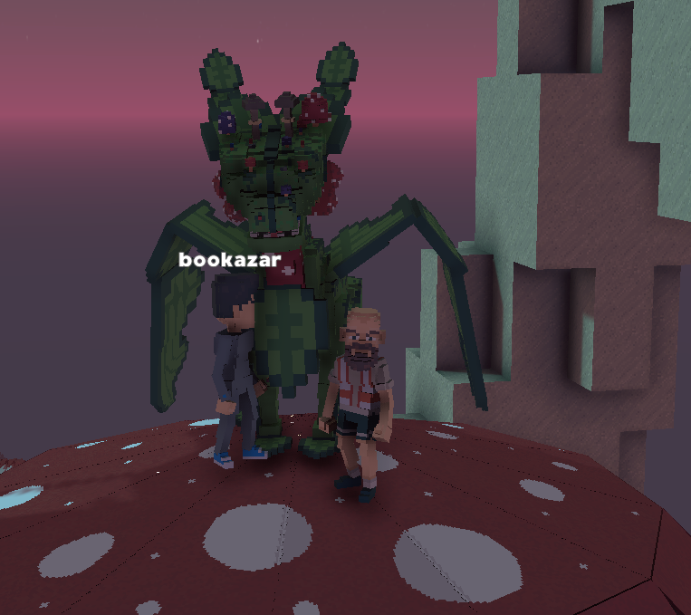 MaskerMalak's tweet photo. @TheSandboxGame I just participated in the daily #SandboxAlphaS2Contest for a chance to earn up to 1,000 $SAND! Starting March 15 - Selfie with the mushroom dragon. Check out my screenshot below! 👇 #SandboxAlphaS2 https://t.co/Q6QDUem2lK