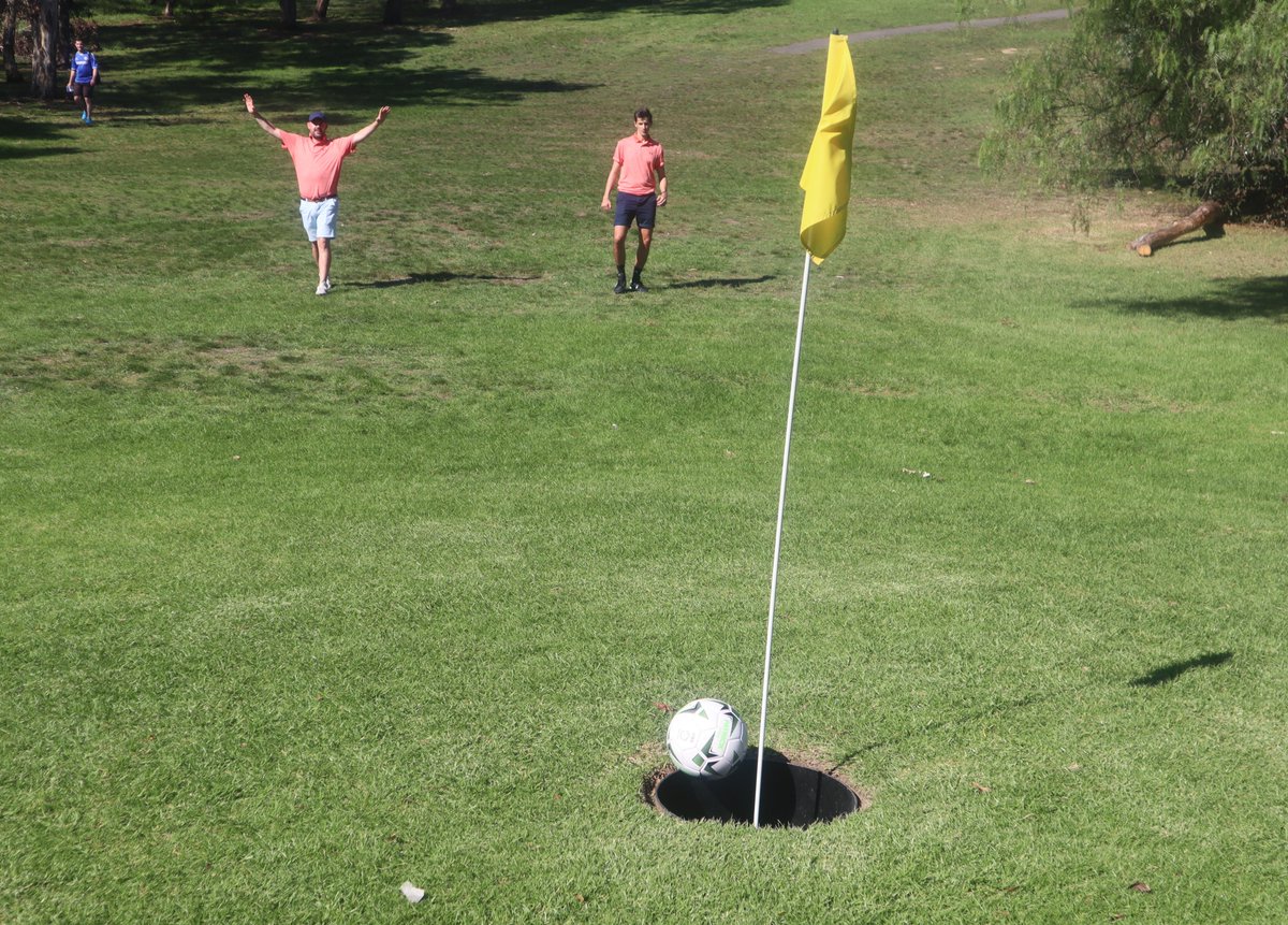 VicFootgolf's tweet photo. We're holding the Victorian Footgolf Teams Championship at Northcote Golf Club on Friday 15th April. Team entry packs are available now. It's the biggest #Footgolf event in Australia. Get Involved! https://t.co/pQ2Z7ePCfp