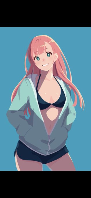 (エロ)絵描きとして一般の方にもお渡しできるようなさじ加減を考えつつ名刺用の絵をブラッシュアップした 