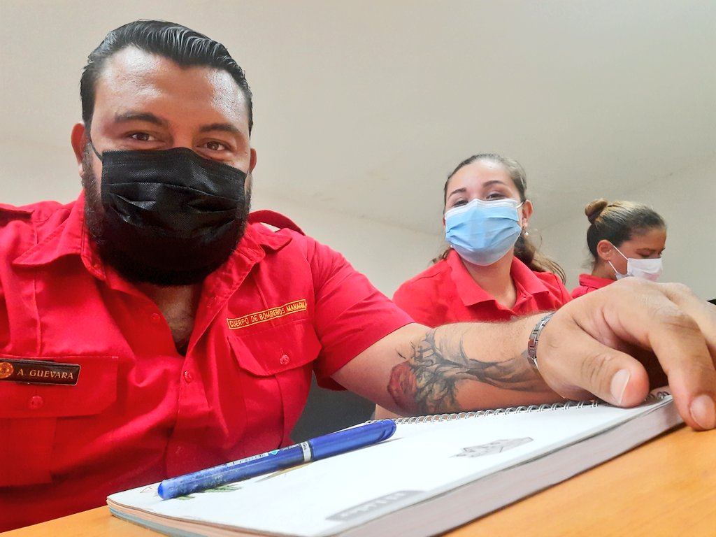#16marzo 
Dios primero culminamos el curso de Psicología en Emergencias.

"EL QUE NO VIVE PARA SERVIR, NO SIRVE PARA VIVIR"

Teresa de Calcuta
👨‍🚒👩‍🚒🚒🔥🚒🚑🚑
#Nicaragua #SiempreBCBM 
<a href="/istamati/">☀️𝐈 𝐒 𝐓 𝐀 𝐌 𝐀 𝐓 𝐈 🌼🇳🇮🇳🇮</a> <a href="/BlackCondorFSLN/">🅱🅻🅰🅲🅺 🅲🅾🅽🅳🅾🆁</a> <a href="/Magnum76G_/">Magnum76G_</a>