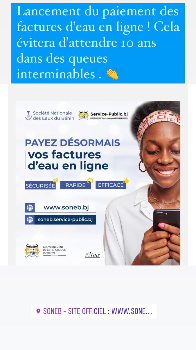 Nao_Banks's tweet photo. Récap du 14&15 mars 2022 ( Repartage ) .
#Benin : -Vol de denrées alimentaires (famine ).
- 16 cybercriminels arrêtés.
- Les factures d’eau désormais payables en ligne.
- Ravip: Seconde chance du 17 mars au 16 avril .
#soneb #ravip #anip https://t.co/YaNxicnTrp