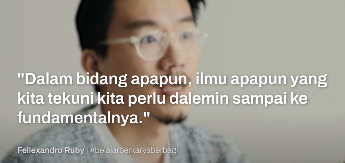 sambil pumping, nemu video beliau.