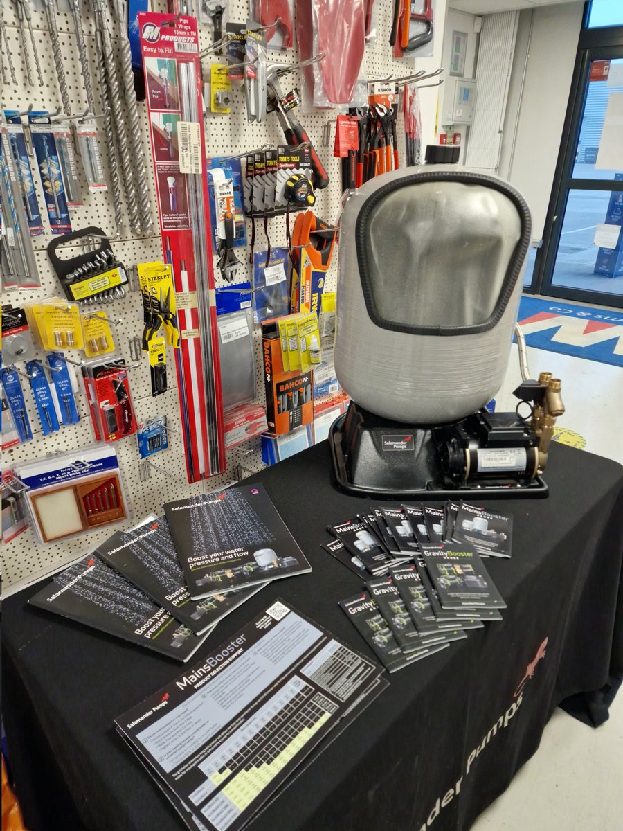 Salamander_Sean's tweet photo. I am at @FiltonWilliams until 10:30 this morning. Come along and learn all about @salamanderpumps #MainsBooster #Solutions https://t.co/YOP6l3R8KK