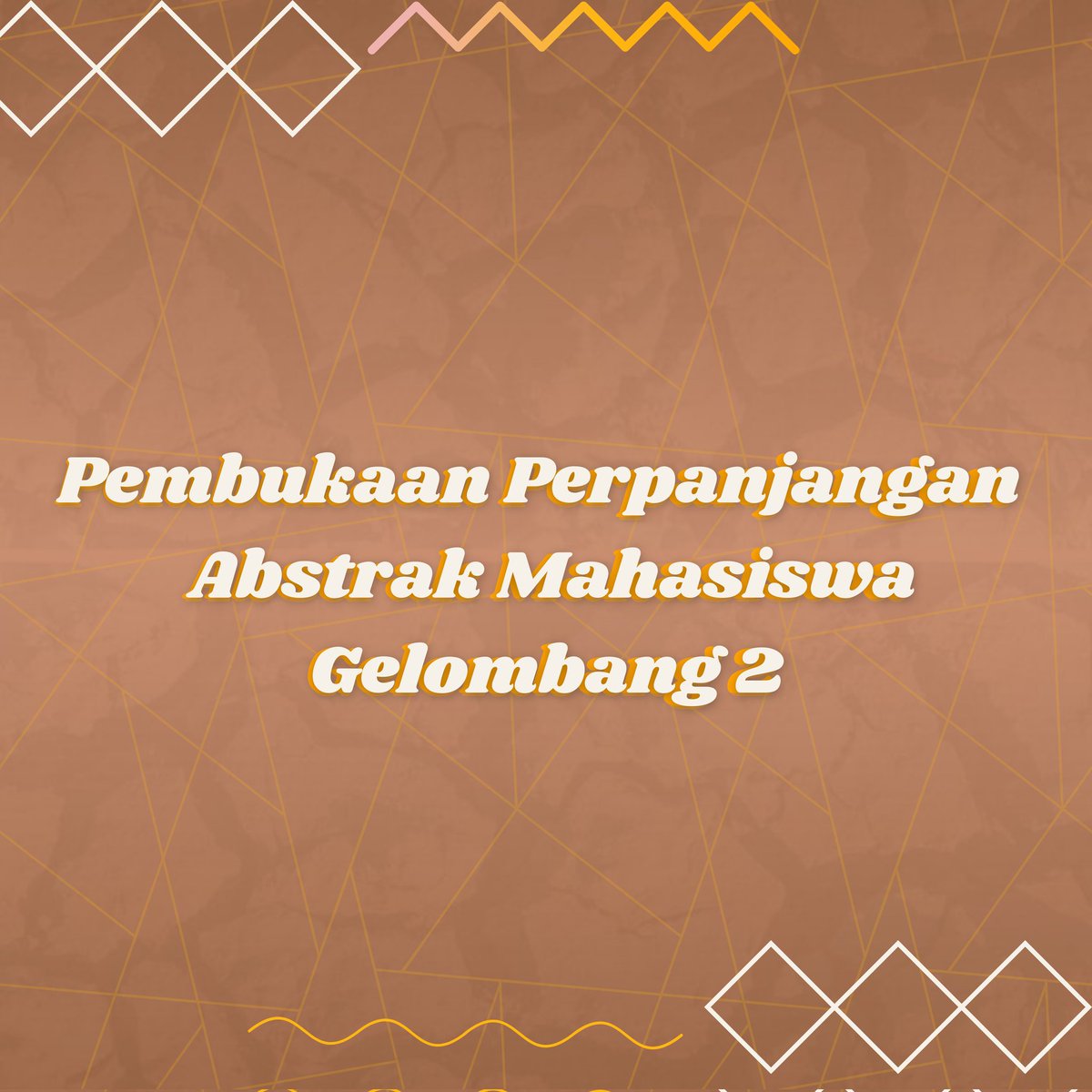 LKTIN_IASC's tweet photo. [OPEN REGISTRATION DAN PENGUMPULAN ABSTRAK MAHASISWA GELOMBANG 2]

Halo, Sobat Future Scientist 👋🏻
Bagaimana kabarnya? Udah daftar IASC, kan?😊

Buat sobat mahasiswa yang ketinggalan di gelombang 1,masih ada kesempatan nih untuk kalian
https://t.co/g8Tmp4s2QG https://t.co/gqWwASCNVy