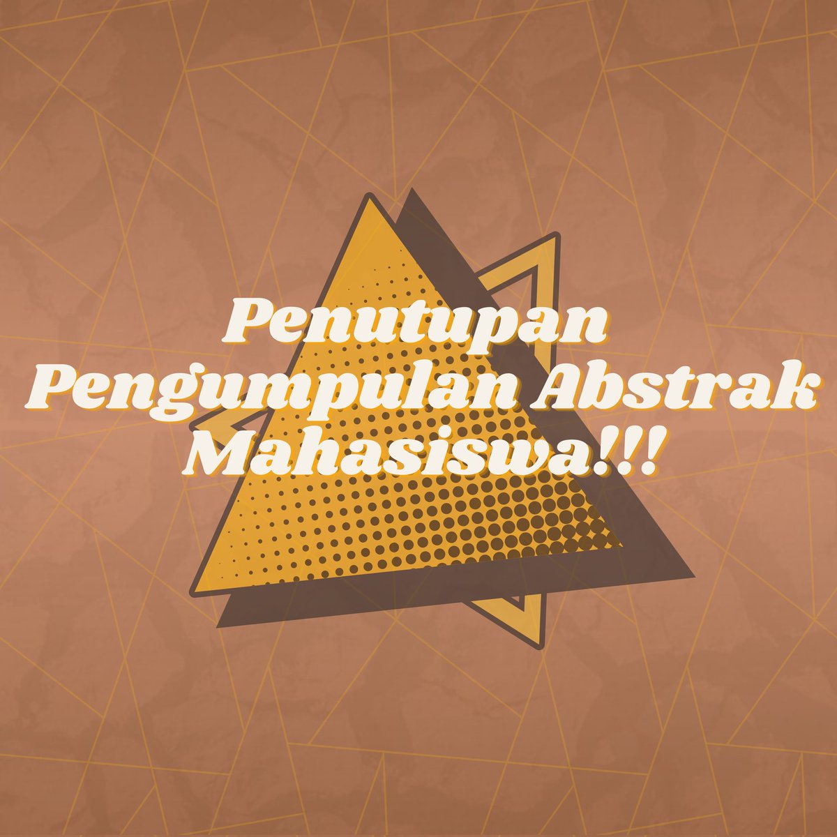 LKTIN_IASC's tweet photo. [CLOSE REGISTRATION IASC IX 2022]

Hai, Future Scientist 👋🏻
Hari ini ada pengumuman penting nih untuk mahasiswa, apa ya? 🤔

Yap, benar! 
Hari ini adalah Penutupan Pendaftaran dan Pengumpulan abstrak Gelombang 1 bagi Mahasiswa. 
https://t.co/vqvz6Vesa3 https://t.co/ERZ5q4SEkR