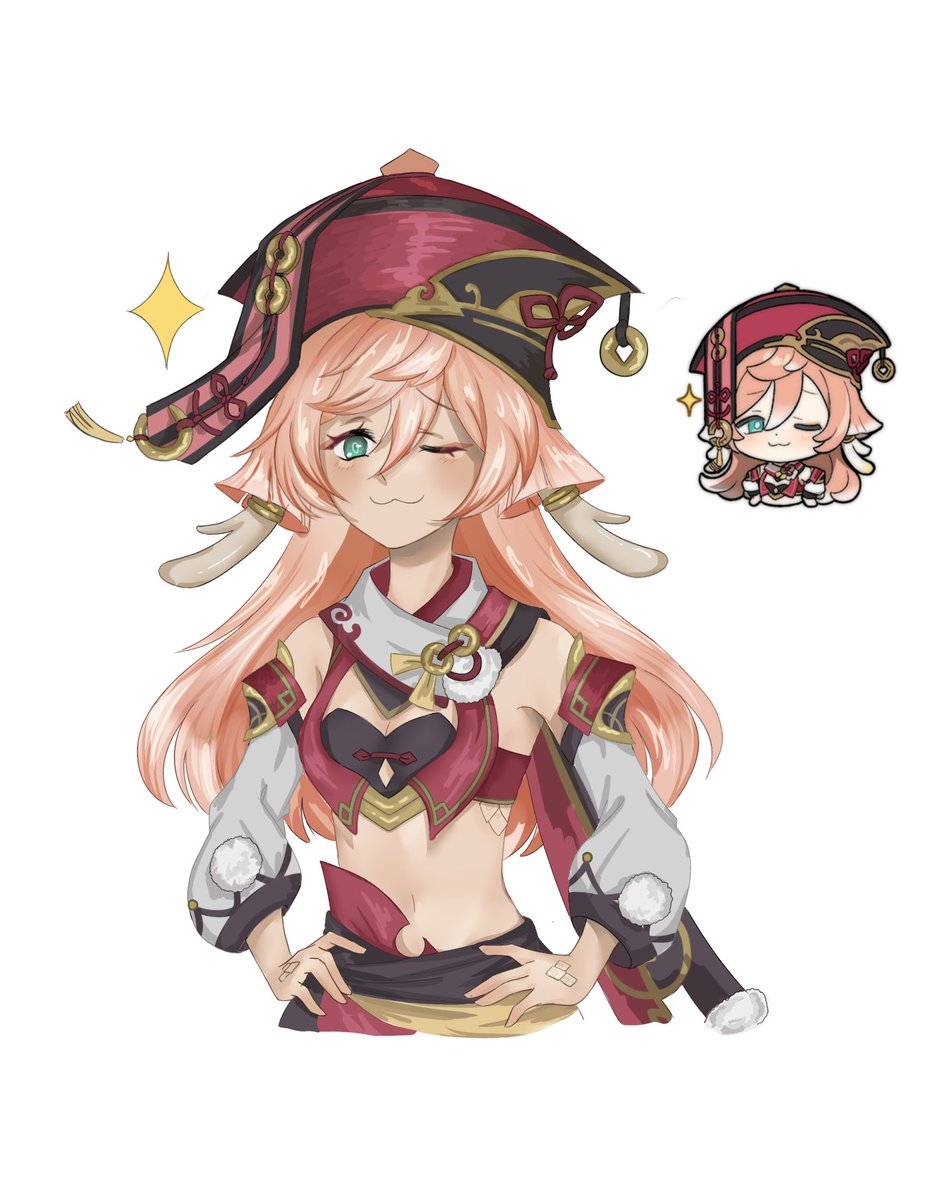 peefhp_'s tweet photo. yanfei wechat sticker 
#Yanfei #GenshinImpact https://t.co/dwvQrQIyeD