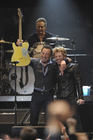 crockpics's tweet photo. Jon Bon Jovi and Bruce Springsteen performing at the 12-12-12 concert https://t.co/JBnpHnxXZh