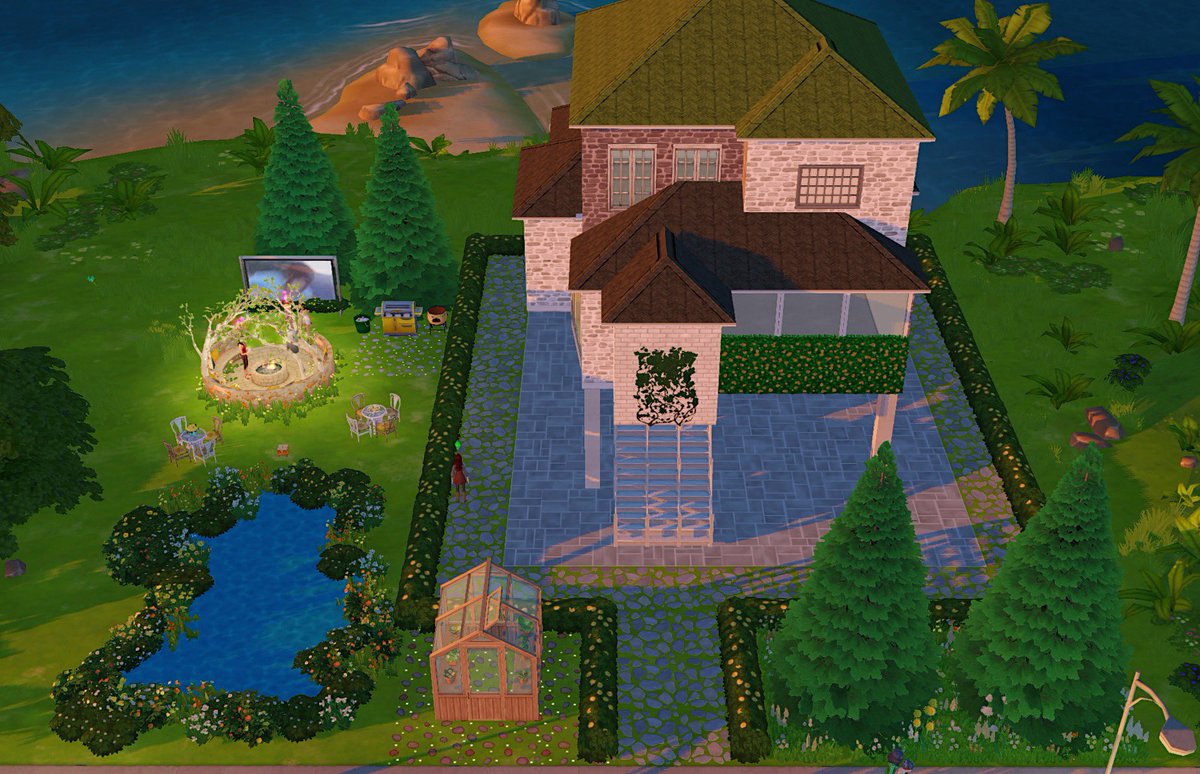 CocoButterSims's tweet photo. Before and after of my new Floating Spring Cottage 🌼🌿🏡
Interior coming soon 🚧👷🏼‍♀️
#TheSimsMobile #ShowUsYourBuilds https://t.co/3Y97UnbB0x