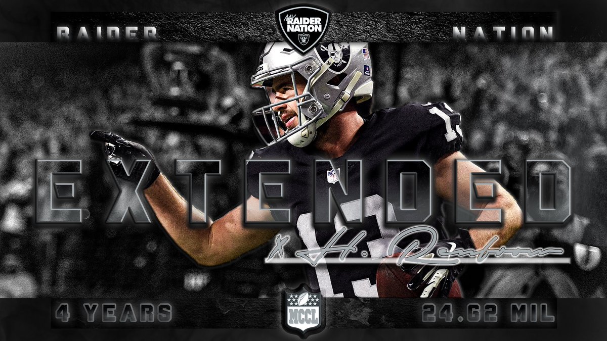 samoanboi34's tweet photo. MCCL S1 | Contract Extension
#ThirdAndRenfrow is here to stay and becomes the 3rd player from the 2019 draft class that have inked a second contract! The former Clemson duo of Watson & Renfrow continue to build chemistry w/ the offense #RaiderNation
@MCCL_Network @CFMNetwork https://t.co/jbpN3q5bym