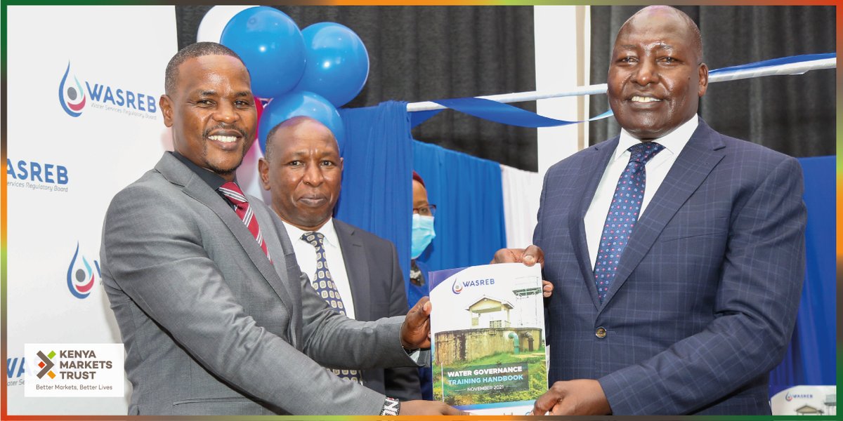 One of the main challenges facing WSPs is governance. We're confident that the new training handbook developed by <a href="/wasreb/">WASREB</a> and other sector stakeholders will positively influence WPSs management.

Subscribe to our newsletter for upcoming updates:
kenyamarkets.org/learn/ 

#water